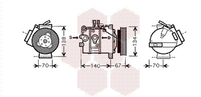 VAN WEZEL Kompressor,kliimaseade 5900K142